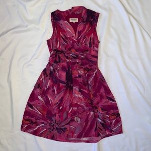 👗 Pink & Purple Retro Dress